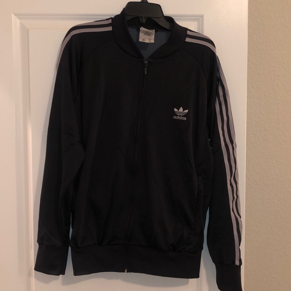 Adidas polyester workout jacket